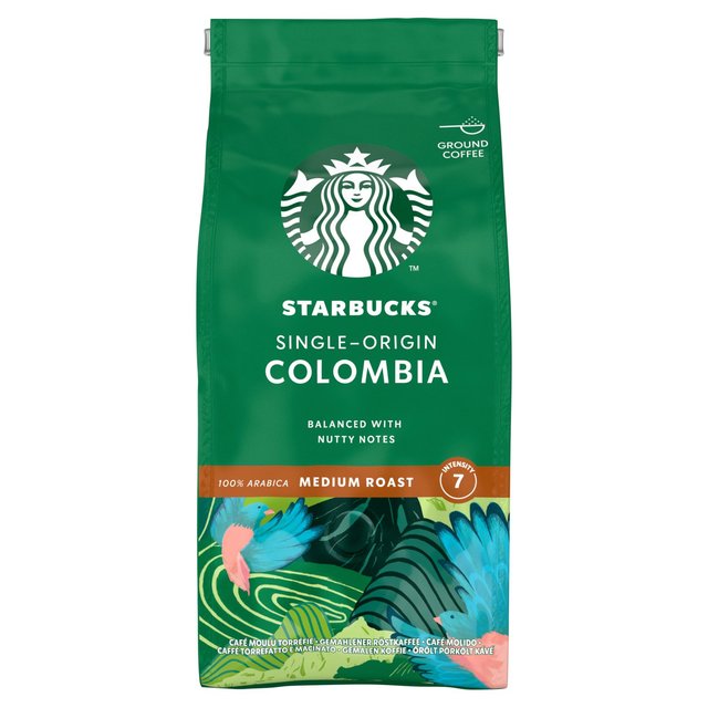 STARBUCKS Colombia Medium Roast Ground Coffee   200g