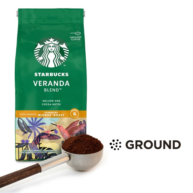 STARBUCKS Veranda Blend Blonde Roast Ground Coffee   200g GOODS M&S   