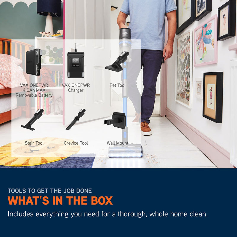 Vax cordless vacuum cleaner pet with FlexiClean pole - British product