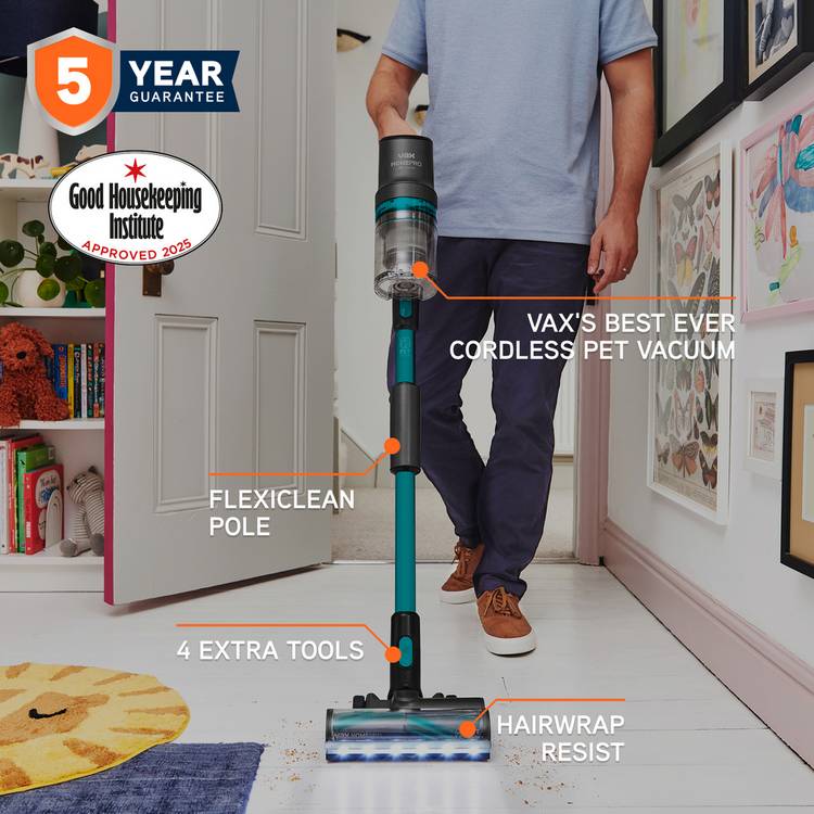 Vax HomePro Pet-Design cordless vacuum cleaner, imported from the UK