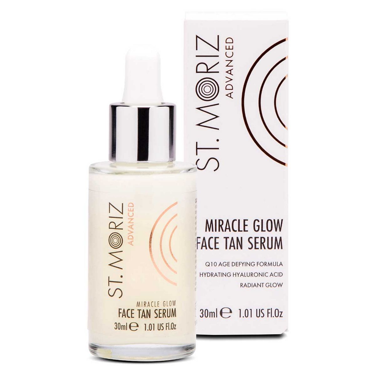 St Moriz Advanced Miracle Glow Face Tan Serum 30ml Suncare & Travel Boots   