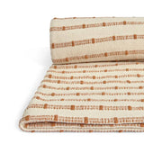 Habitat Global Throw neutral rust cotton 200x220cm - British product