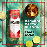 Bacardi Rum & Cola Premix Rum Cocktail   250ml GOODS M&S   