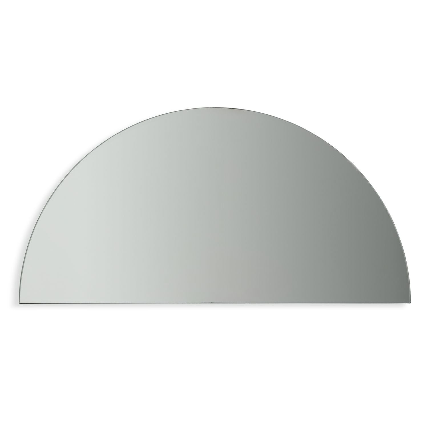 Habitat frameless half circle mirror 45x90cm, UK version