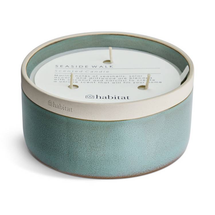 Habitat multiwick candle Seaside Walk 7cm (British brand)