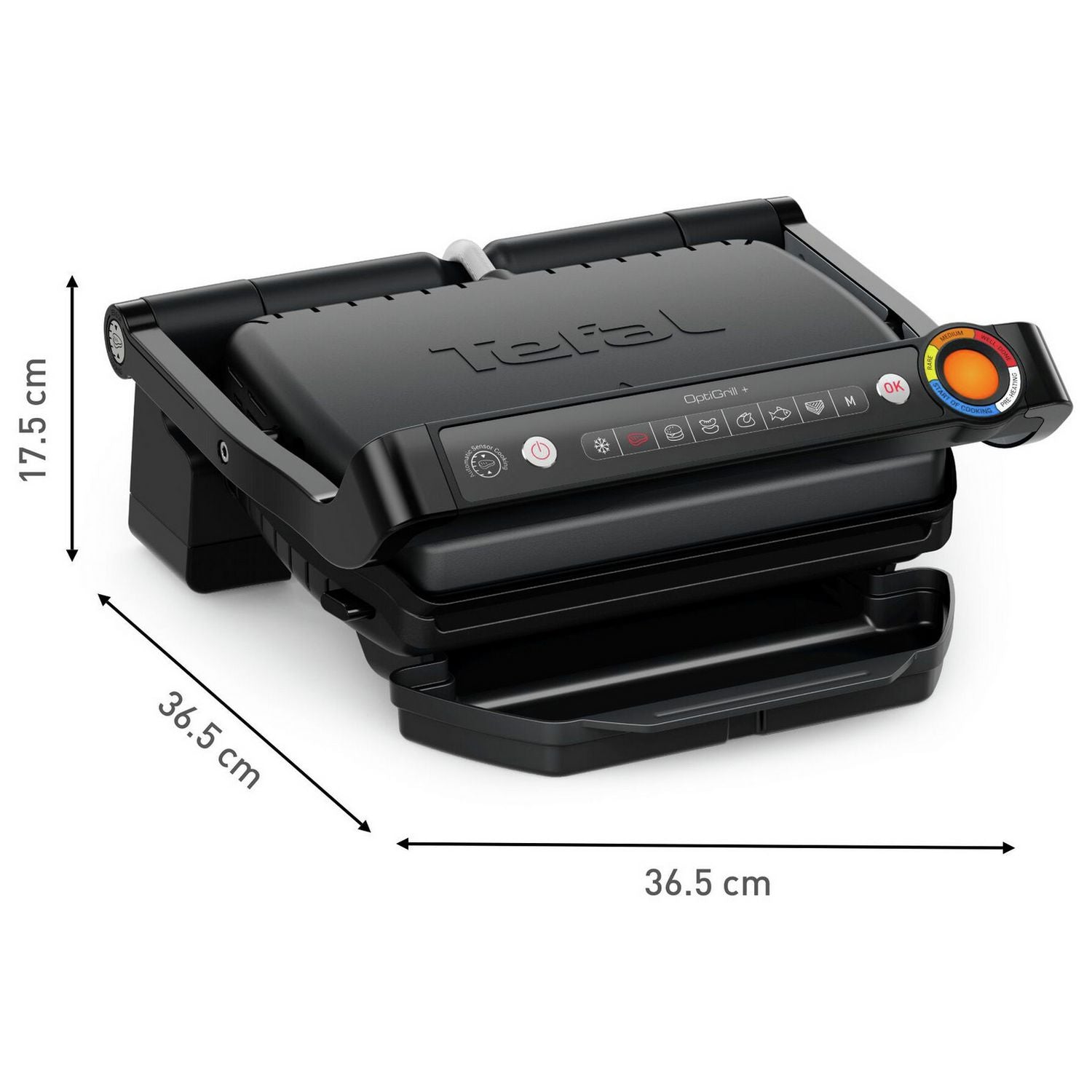 Tefal OptiGrill+ intelligent health grill (British brand)