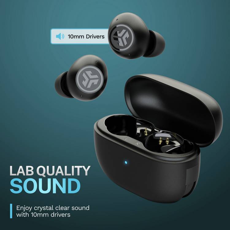JLab Go Pop ANC true wireless earbuds black - British product