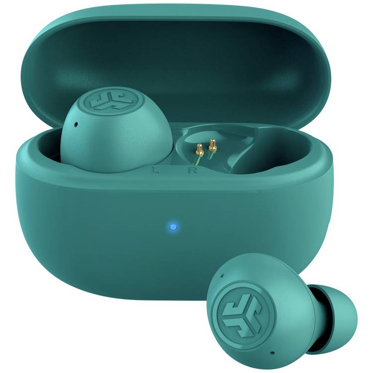 JLab Go Pop ANC earbuds in teal, UK version