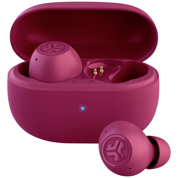 JLab Go Pop ANC earbuds fuchsia - British product