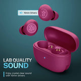 JLab Go Pop ANC earbuds fuchsia - British product