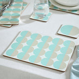 Habitat geo circles placemats and coasters set of 4, UK version