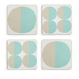 Habitat geo circles placemats and coasters set of 4, UK version