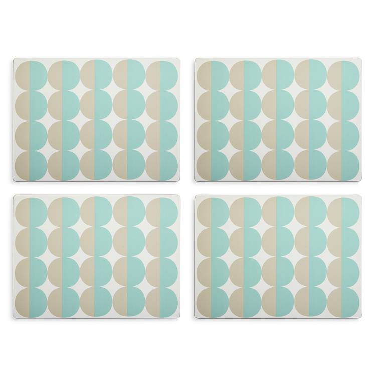 Habitat geo circles placemats and coasters set of 4, UK version