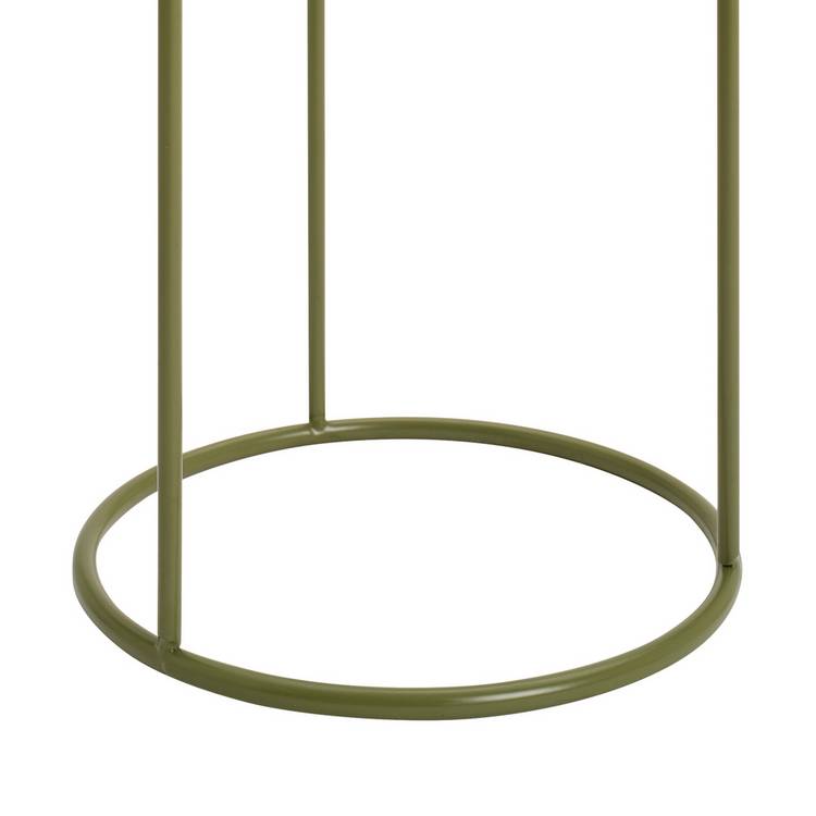 Argos Home green column table lamp (British brand)