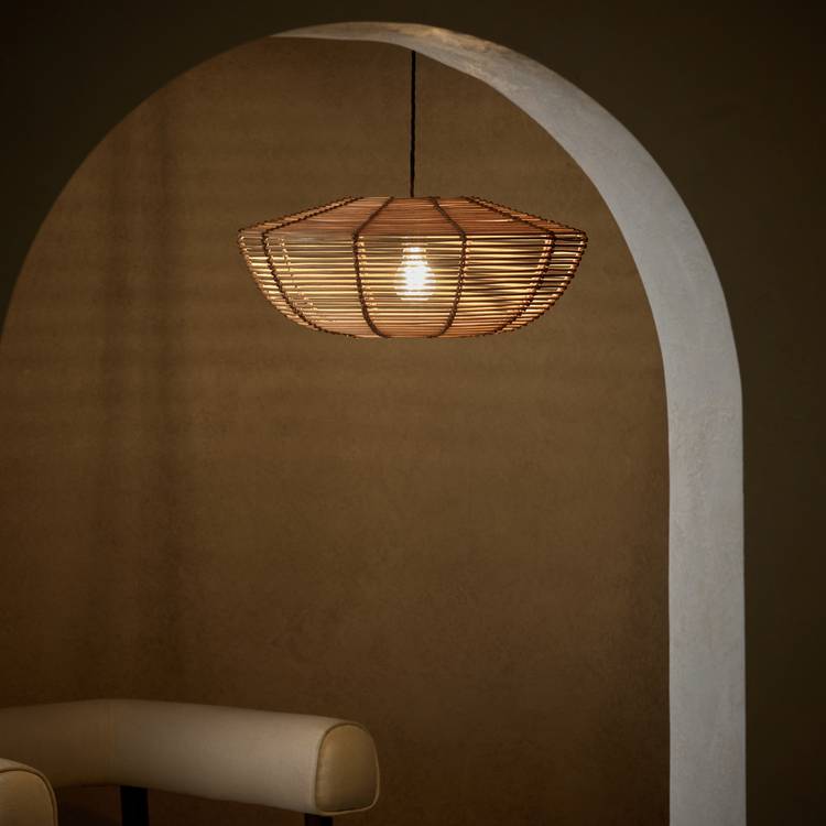 Habitat Mariana rattan lampshade 50cm, UK version