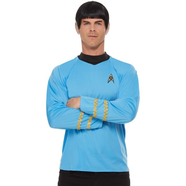 Smiffys Star Trek original series sciences uniform blue top (British brand)