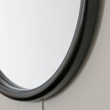 Habitat black pill wall mirror 110x60cm, imported from the UK
