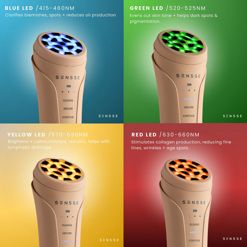 Sensse Firmify 3-in-1 LED facial tool - British product