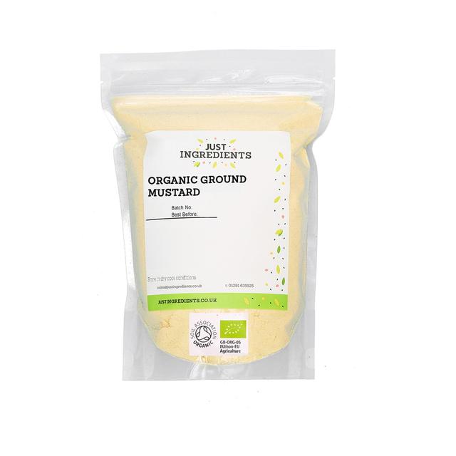 JustIngredients Organic Ground Mustard   100g