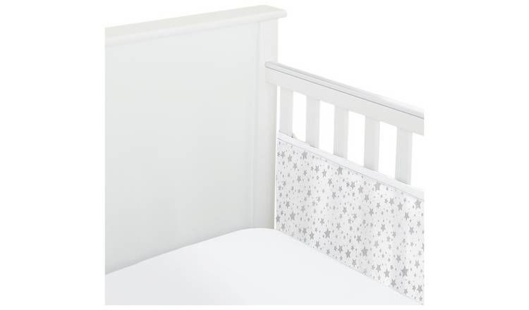 BreathableBaby 2 Sided Classic Cot Liner - Grey GOODS Argos