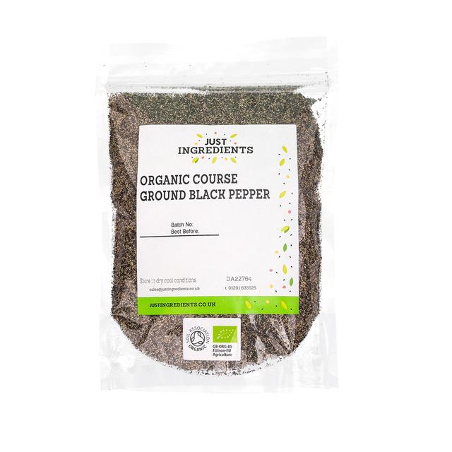 JustIngredients Organic Coarse Ground Black Pepper   100g GOODS M&S   