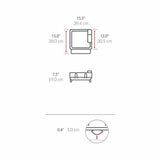 Simplehuman compact steel frame dish rack (British brand)