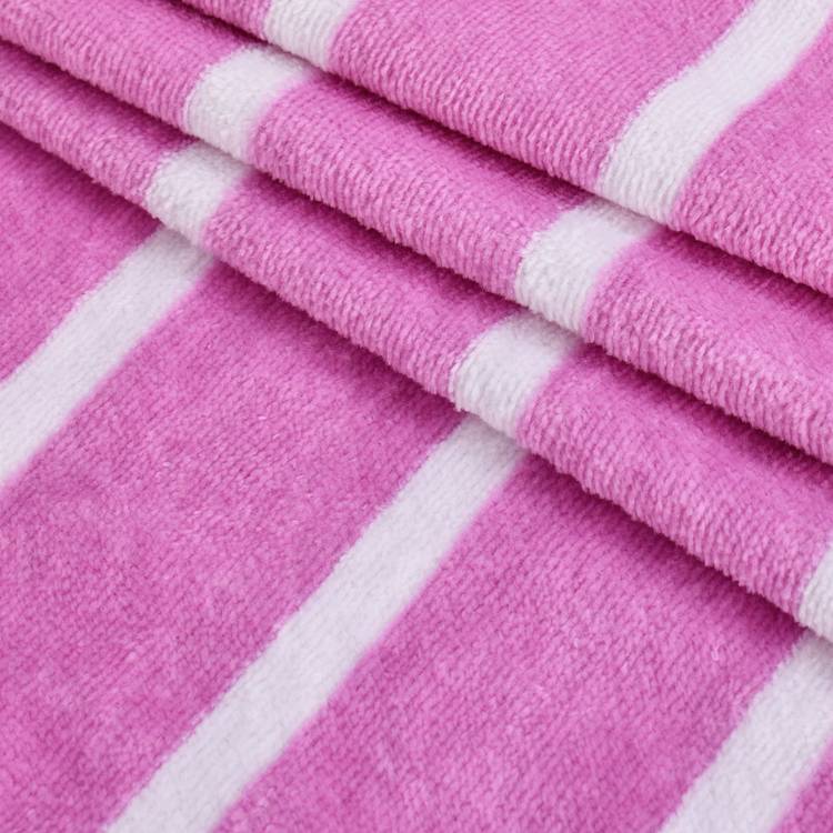 Habitat pink skinny stripe beach towel 150x80 cm - British product