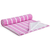 Habitat pink skinny stripe beach towel 150x80 cm - British product