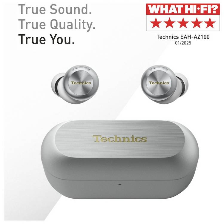 Technics AZ100 true wireless earbuds silver - British product