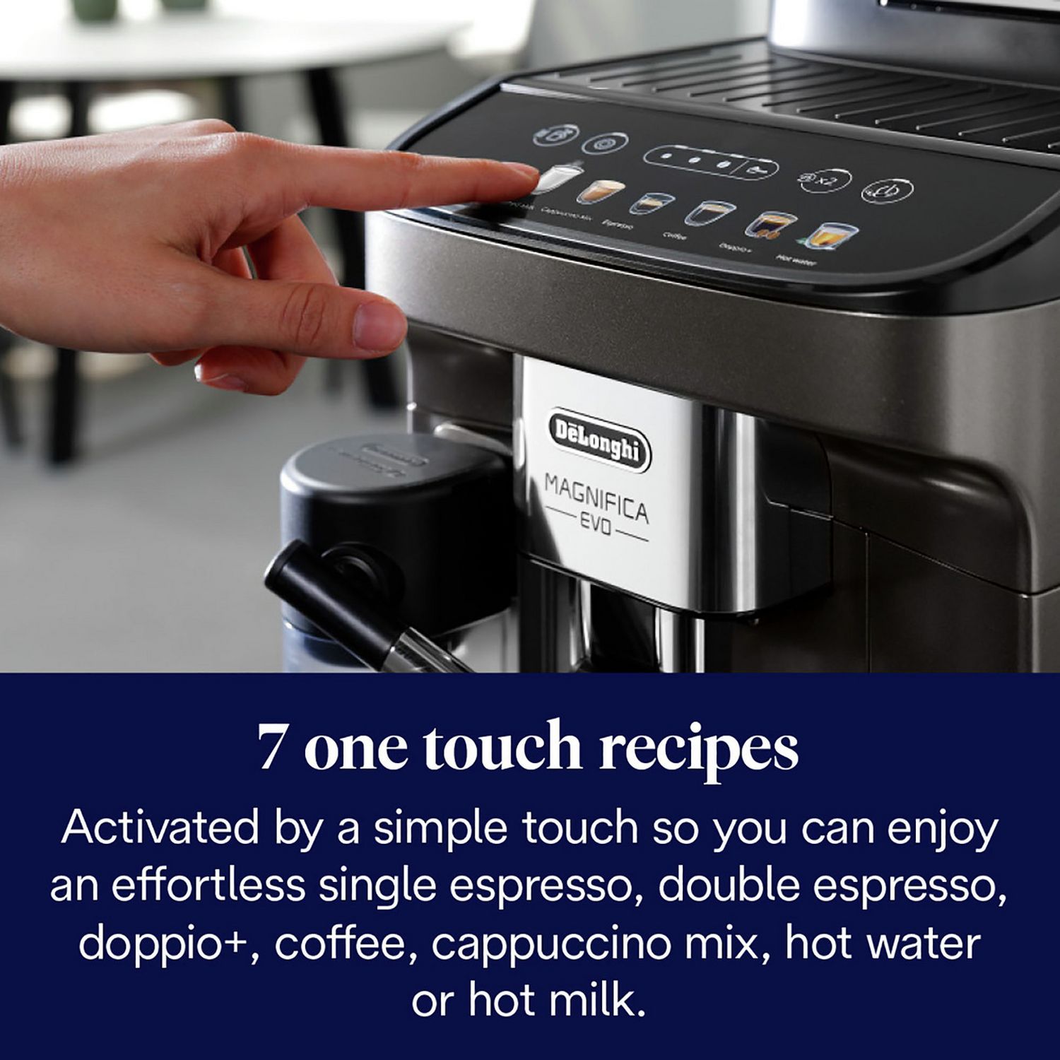 De'Longhi Magnifica Evo coffee machine, UK version