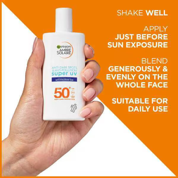Garnier Ambre Solaire Anti Dark Spots Protection Fluid UK version