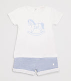 Patachou baby clothing set with embroidery 1-24 months, imported from the UK