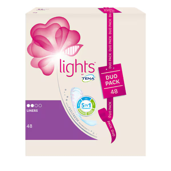 TENA incontinence absorbent liners 48 pack (British brand)