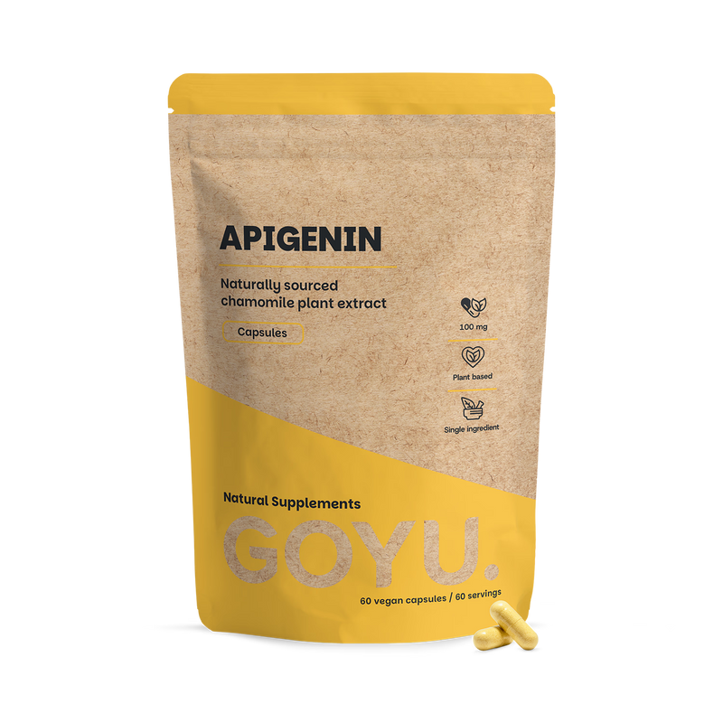 GOYU apigenin extract capsules 100mg 60 capsules (British brand)