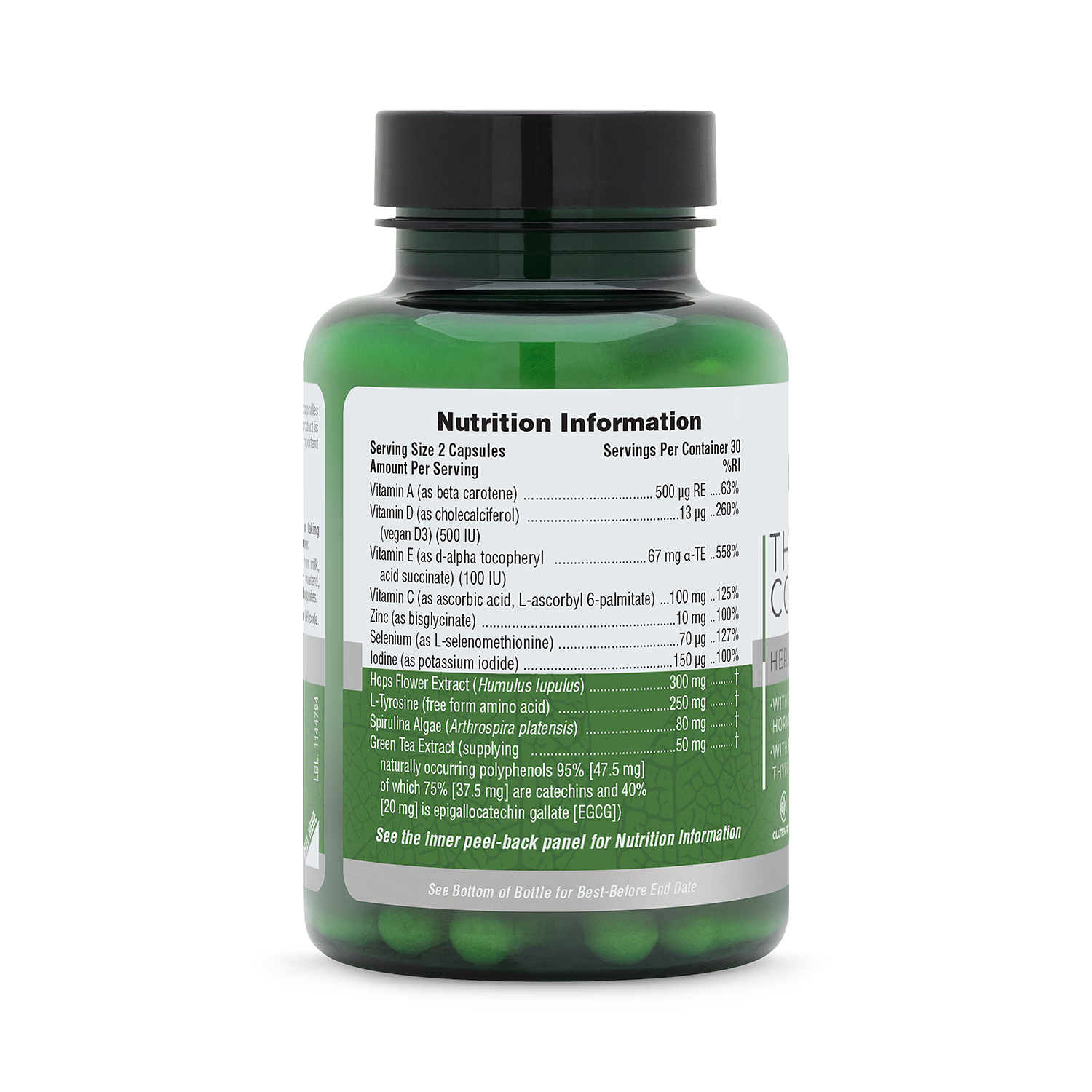 NaturesPlus BioAdvanced Thyroid Complex capsules (British brand)