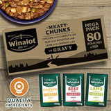 Winalot Meaty Chunks Mixed in Gravy Wet Dog Food    80 x 100g GOODS M&S   