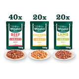 Winalot Meaty Chunks Mixed in Gravy Wet Dog Food    80 x 100g GOODS M&S   