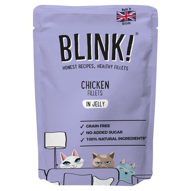 Blink Chicken Fillets Wet Cat Food Pouch   85g