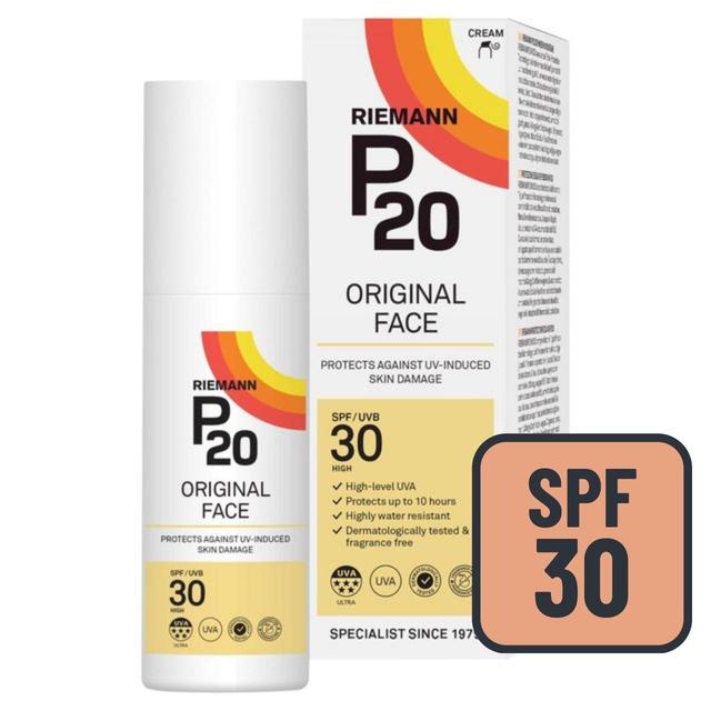 P20 Face SPF 30 Sun Cream   50g