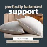 Silentnight duck feather pillows medium soft 2 pack, UK version