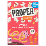 Propercorn Sweet Microwave Popcorn   3 x 70g GOODS M&S   