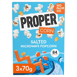 Propercorn Salted Microwave Popcorn   3 x 70g GOODS M&S   