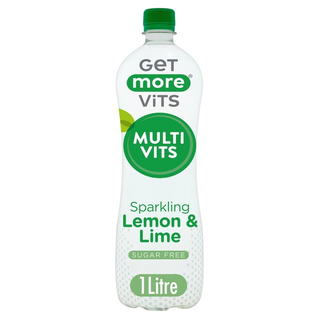 Get More Multivitamins Sparkling Water Lemon & Lime   1L GOODS M&S   