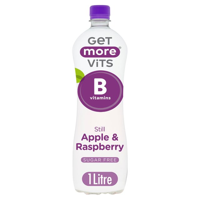 Get More B-Vitamins Still Water Apple & Raspberry   1L