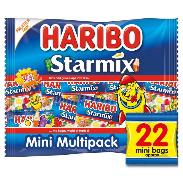 Haribo Starmix Sweets 22 Treatsize Mini Bags   352g GOODS M&S   