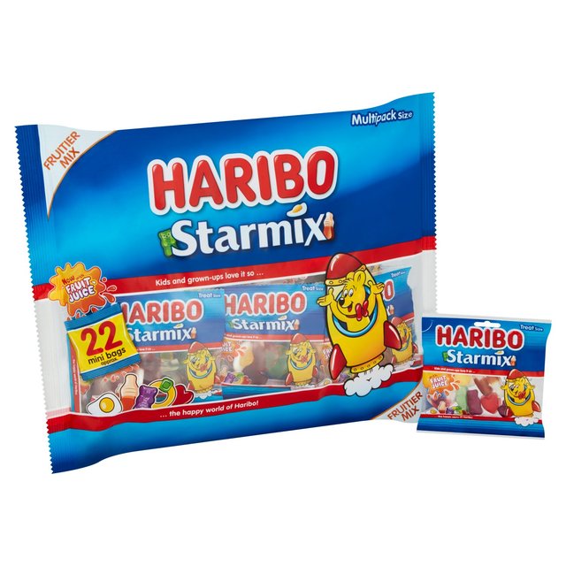 Haribo Starmix Sweets 22 Treatsize Mini Bags   352g GOODS M&S   