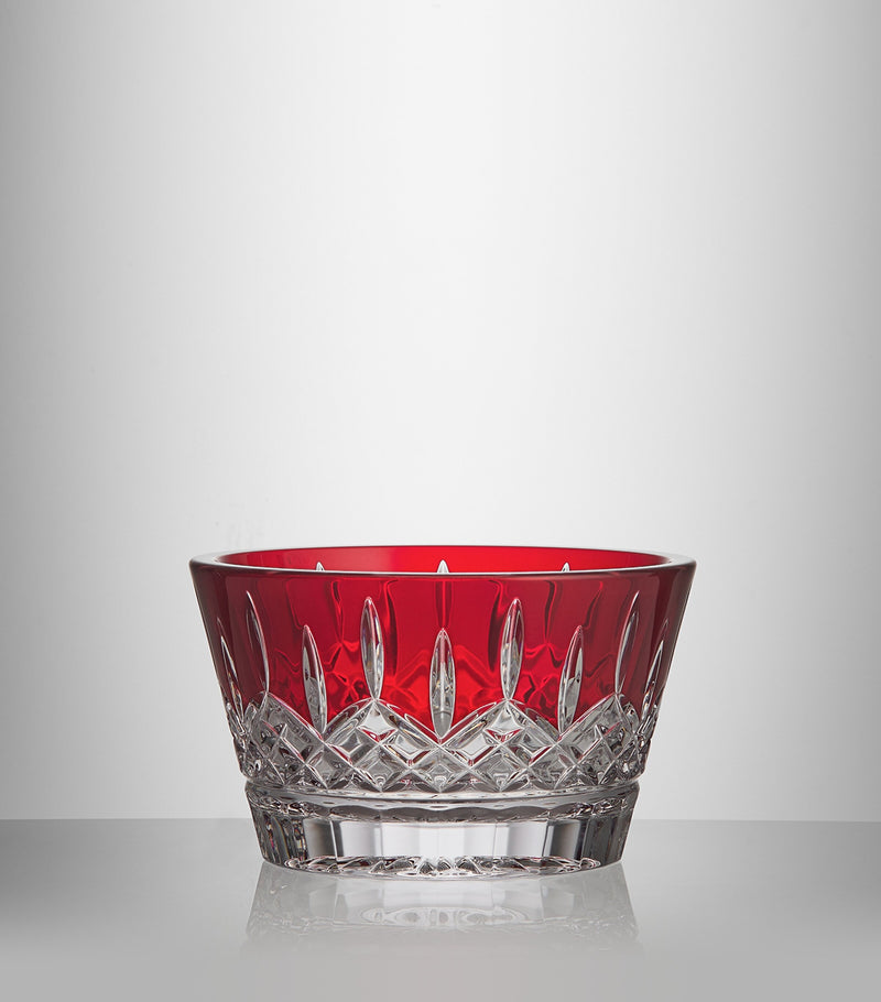 Waterford Crystal decorative bowl with diamond wedge design, 13.5cm wide (British brand)