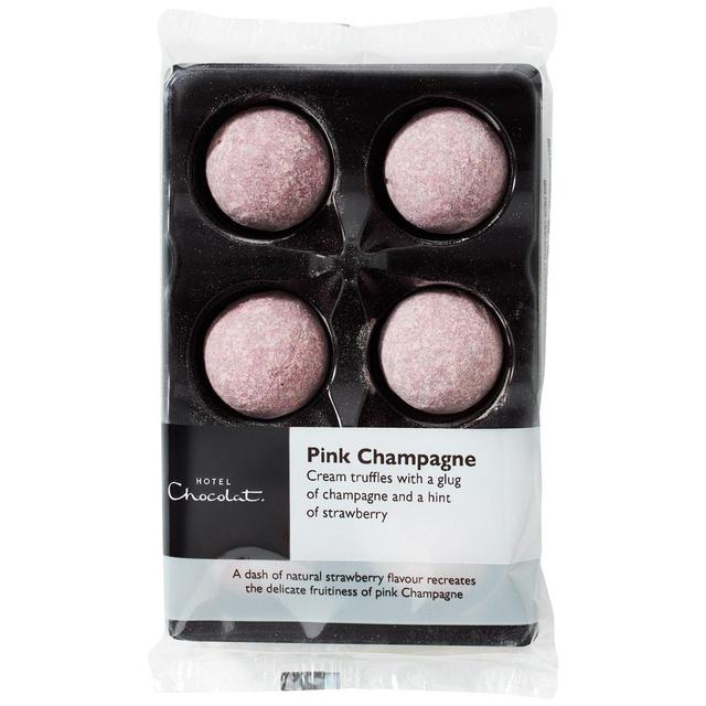 Hotel Chocolat Pink Champagne Chocolate Truffles Selector   70g