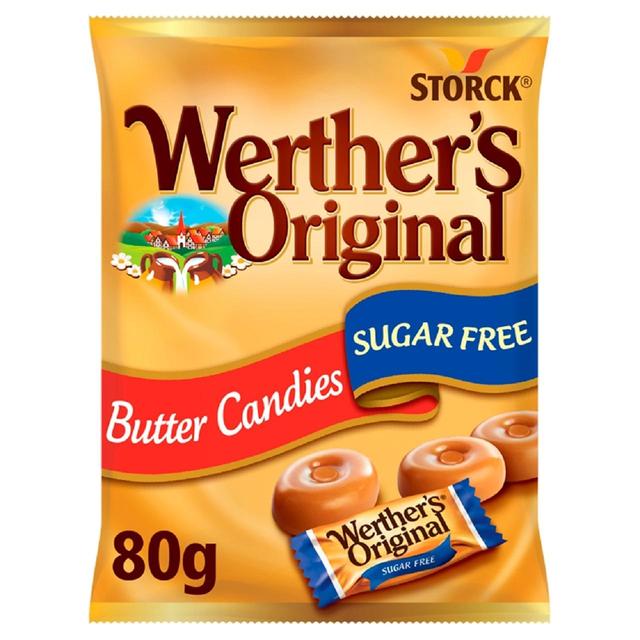 Werther's Original Butter Candies Sugar Free   80g