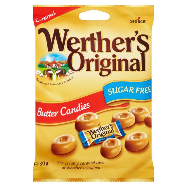 Werther's Original Butter Candies Sugar Free   80g